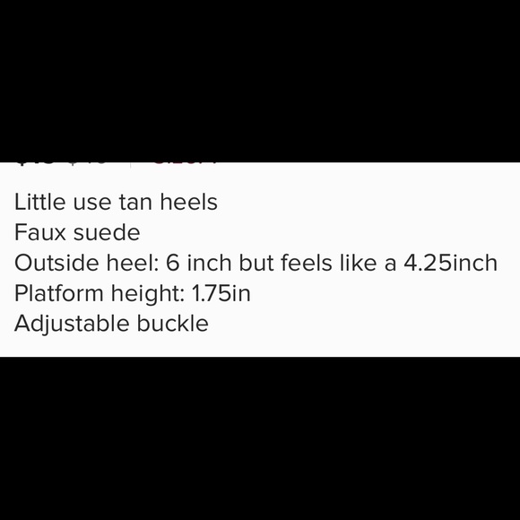 Suede heels - Picture 4 of 4